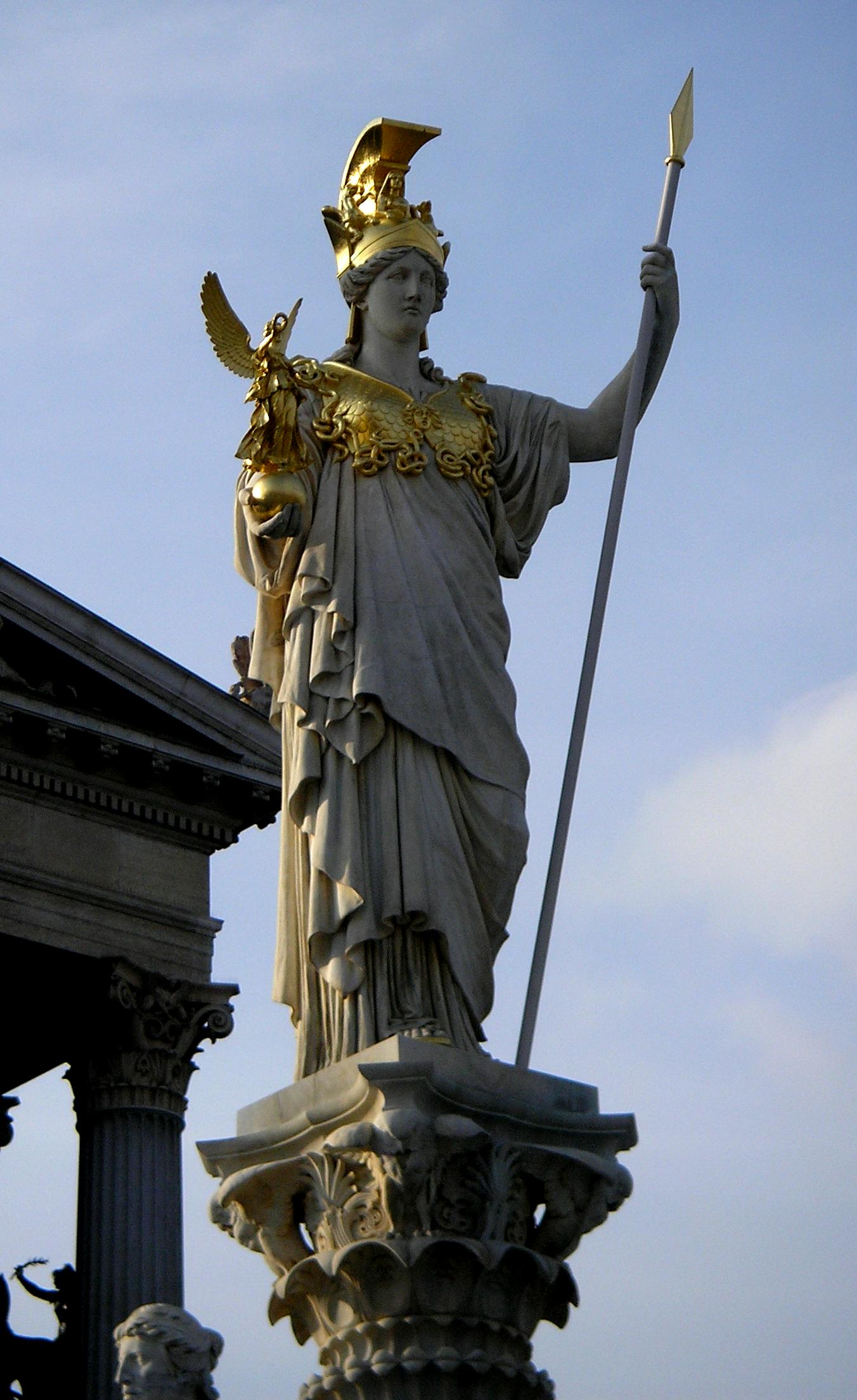 Athena-Brunnen in Wenen, door Baron Hansen